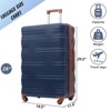 Camping Suitcase Hardshell Luggage Expandable Spinner Suitcase With TSA Lock Lightweight Case For Travel Camping Women Men - 2 of 4