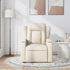 vidaXL Massage Recliner Chair Wingback Armchair Home Theater Cinema Fabric - 3 of 4