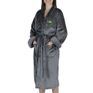 NBA Boston Celtics Fast Track Charcoal S/M Bathrobe 25 x 47 Inches - 1 of 4