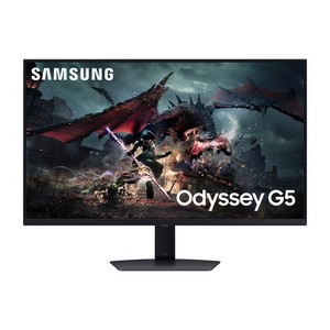 Samsung 32" Odyssey G50D QHD Fast IPS 180Hz 1ms DisplayHDR 400 G-Sync Gaming Monitor - 1 of 4