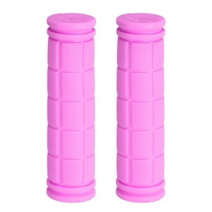 Unique Bargains Rubber Non-Slip Mushroom Bike Fit 7/8" Handlebar Grips 4.53" 2 Pairs - 1 of 4