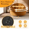 GYIIYUO 47" Giant Bean Bag Chair for Adults - Comfy Plush Shell Soft Accent Chair, Oversized Cozy Lounge Floor Sofa Reading Chair - 3 of 4