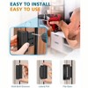 DOMETOUR Home Security Door Reinforcement Lock – Child Proof, Withstands 800 lbs, Deadbolt Door Latch Lock for Front Door, Patio, Apartment - 3 of 4