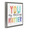 Stupell Industries You Darling Matter Rainbow Letters, 18" x 18" - 3 of 4