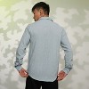 Campus Sutra Men Men's Icy Blue Cubic-Seersucker Shirt - 4 of 4