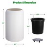 14/21/29” Tall Planters Set of 2 Self Watering Pots for Indoor and Outdoor Plants, Flower Pots for Living Room, Bedroom Office, Patio, Porch, Garden - 4 of 4