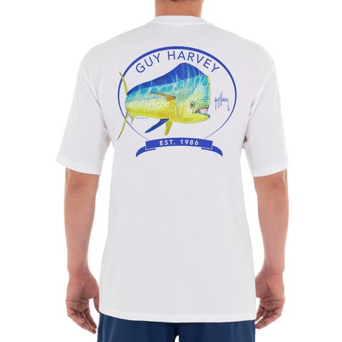 Guy Harvey Men's Short Sleeve Performance Fishing Shirt : Target