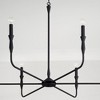 Capital Lighting Paloma 6 - Light Chandelier in  Textured Black - 3 of 4