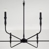 Capital Lighting Paloma 6 - Light Chandelier in  Textured Black - image 3 of 4