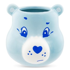 Silver Buffalo Care Bears Grumpy Bear Sculpted Ceramic Mini Mug | Holds 2.5 Ounces - 1 of 4