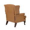 Set of 2 Helmuth Wooden Upholstery Genuine  Leather Armchair for livingroom | KARAT HOME - 4 of 4