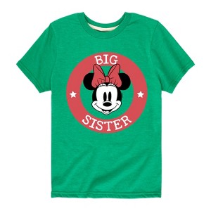 Girls' - Disney - Minnie Big Sister Short Sleeve Graphic T-Shirt - 1 of 4