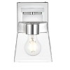 Elegant Lighting Merrick 1 light Chrome and Clear Bath Sconce - 2 of 4