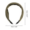 Unique Bargains Women's Pure Color Wide Headbands 1 Pc - 3 of 4