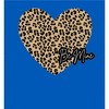 V Day Cheetah Heart Be Mine Long Sleeve Adult Hooded Sweatshirt - 2 of 2