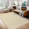 Modern Plaid Washable Area Rugs for Living Room - 3 of 4