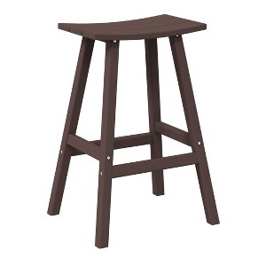WestinTrends Outdoor Patio Adirondack Counter Height Stool Chair - 1 of 4
