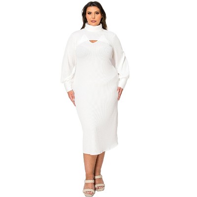 L I V D Women's Aster Two Piece Sweater Dress Set
