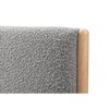 Omax Decor,Liana Upholstered Platform Queen Bed in Gray Boucle Fabric - 4 of 4
