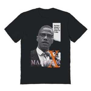 Malcolm X Men's Be Prepared Short Sleeve Graphic Cotton T-Shirt - 1 of 1