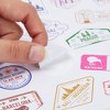 Bright Creations 810 Count Vintage Travel Stickers, Passport Stamps for Kids, Scrapbooking, 27 Cities - 3 of 4