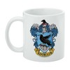 Harry Potter Ravenclaw Painted Crest Ceramic Coffee Mug  Novelty Gift Mugs for Coffee  Tea and Hot Drinks  11oz  White - 3 of 4