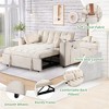 KTMBDW Multi-functional Sofa Bed, Modern Convertible Recliner Lounge with Cup Holder and USB Port for Living Room or Apartments - 4 of 4