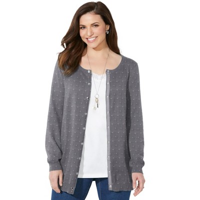 Catherines Women's Plus Size The Timeless Cardigan