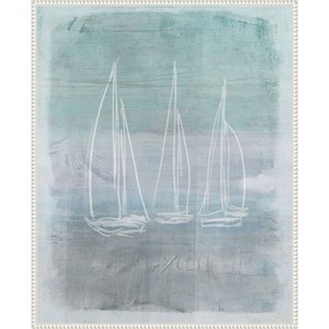 Amanti Art Regatta Memory I by Dan Meneely Framed Canvas Wall Art - 1 of 4
