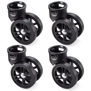 Byootique 4Pcs 2" Swivel Replacement Wheel 360 Degree Rotate Caster for Makeup Case - 1 of 4