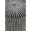 Jofran,Global Archive Small Terrazzo Handcrafted Capiz Shell Accent Table- Black Color - 3 of 4