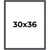 PosterPalooza | Linear Black Picture Frame - UV Acrylic, Foam Board Backing, Hanging Hardware - 2 of 4