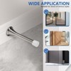 Attop Heavy Duty Door Stops 24 Pack 3 1/4 Inch - Flexible Spring Stopper, Child Safe with Rubber Tips (Satin Nickel) for Home Interior Doors - 4 of 4