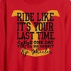 Men's - Yellowstone - Ride Like It's Your Last TI'me Long Sleeve Graphic T-Shirt - 2 of 4