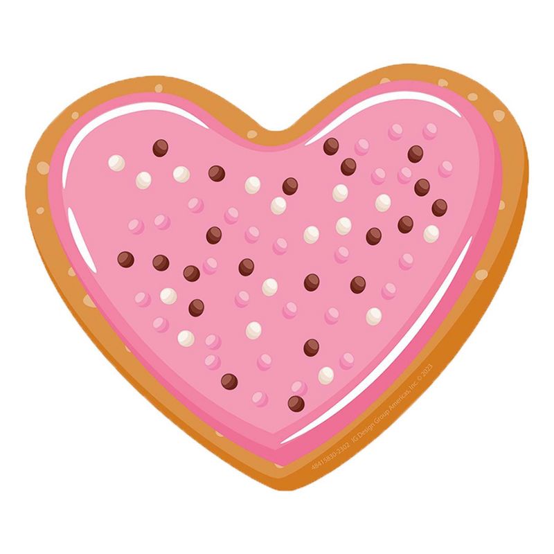 Eureka® Heart Cookies Paper Cut-Outs, 36 Per Pack, 3 Packs, 3 of 6