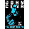 Men's WWE John Cena You Can't See Me Blue T-Shirt - 2 of 4
