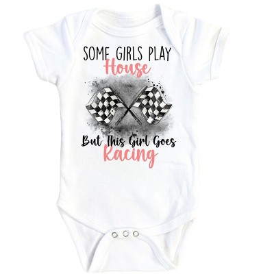 Racing Pink - Baby Boy Girl Clothes Infant Onesie® Funny Cute Newborn GS1