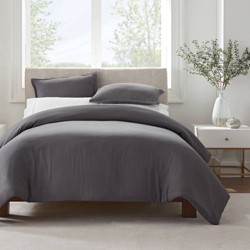 Simply Clean Pleated Duvet Set - Serta : Target