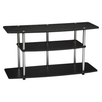 Designs2Go 3 Tier Wide TV Stand for TVs up to 43" - Breighton Home