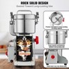 VEVOR 750g Electric Grain Mill Grinder, High Speed 2000W Commercial Spice Grinders, Stainless Steel Pulverizer Powder Machine - 4 of 4
