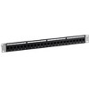 Monoprice Cat6 1U Patch Panel - 19in, With Loaded Removable Keystone Jacks, 24 Ports Gigabit Ethernet, Dual Type IDC keystones - 2 of 4