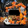 Joyfy 81 Pcs Halloween Trunk or Treat Decorations Kit, Car Archway Garage Door Halloween Balloon Decoration with Stripe and Glue Points - 2 of 4