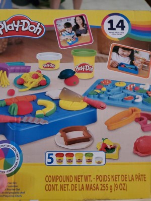  Color Dough Toys for Kid Kitchen Creations Little Chef Color  Dough Set Games : Toys & Games