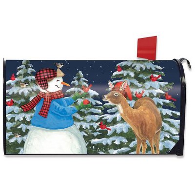 Briarwood Lane Winter Mailbox Cover  - Standard Size - Season of Giving Christmas For Christmas Mailbox Cover