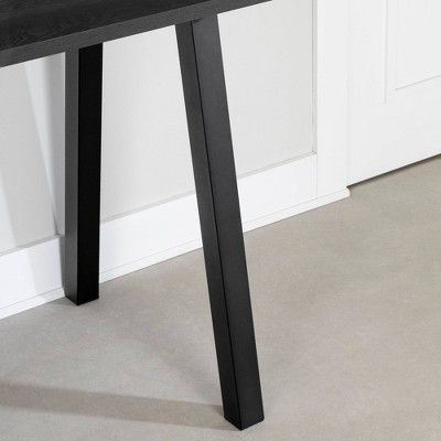 Gray Oak L-Shaped Corner Desk with USB Port and Filing Cabinet