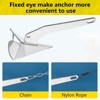 17lb Delta-Style Boat Anchor - 316 Stainless Steel Wing Design Anchor with Quick-Set Technology for Mid-Size Boats & Fishing Vessels - 3 of 4