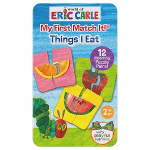 The Learning Journey International World of Eric Carle - My First Match It! Tin - Things I Eat - 1 of 4