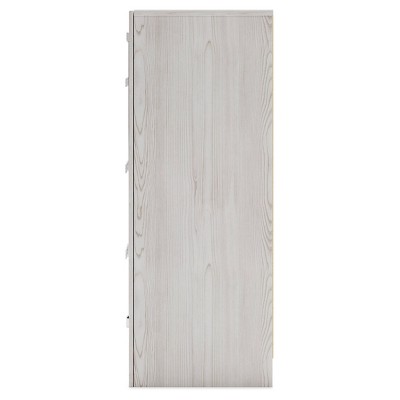 White Pearlized 6-Drawer Glam Double Dresser