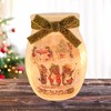 Stony Creek 4.0 Inch Merry Mice Small Pre-Lit Jar Christmas Lighted Glass Accent , Christmas Decor Music, Tea Mice (1PC) - 2 of 4