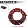 Unique Bargains Universal Car Weatherstrip Self Adhesive Weather Seal Strip 16Ftx0.39" D-Shape EPDM - 4 of 4